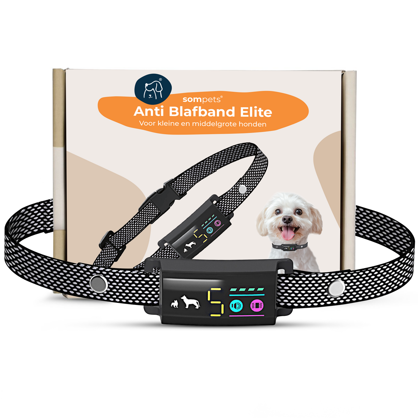Sompets® USB-Oplader – Geschikt voor Blafband V20 Elite – Voor Kleine & Middelgrote Honden – Zonder Adapter
