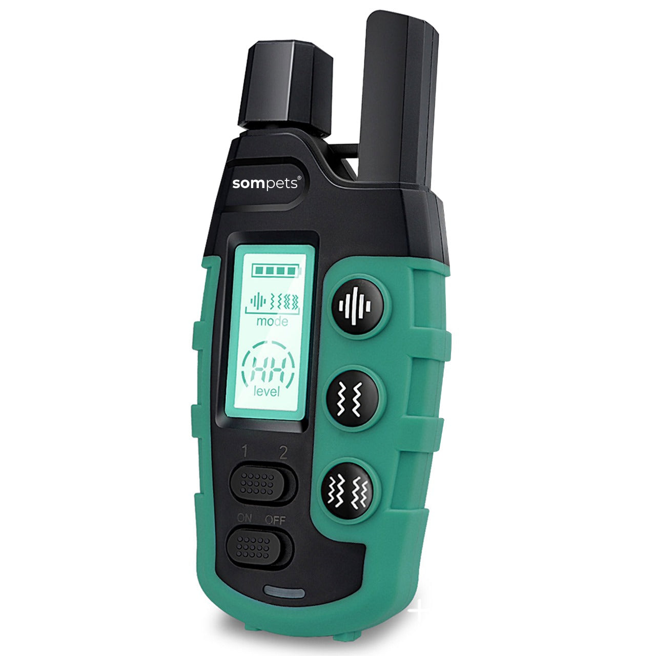 Sompets® Afstandsbediening RS2 – Vervangend Onderdeel voor Anti Blafband – 600m Bereik – Oplaadbaar – Alleen Afstandsbediening - Groen