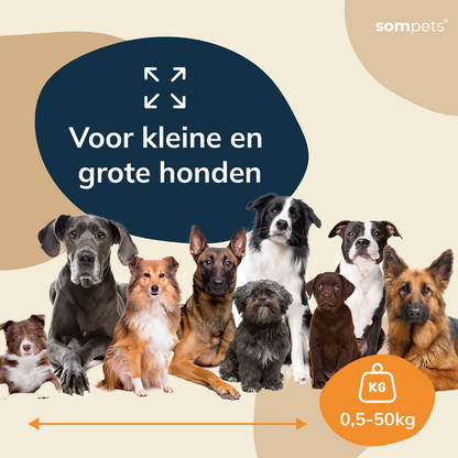 Sompets® - Anti Blafband met Afstandsbediening 3-in-1 - Voor Kleine en Grote Honden - Anti Blaf Apparaat - Zonder Schok - Opvoedingshalsband - Oranje