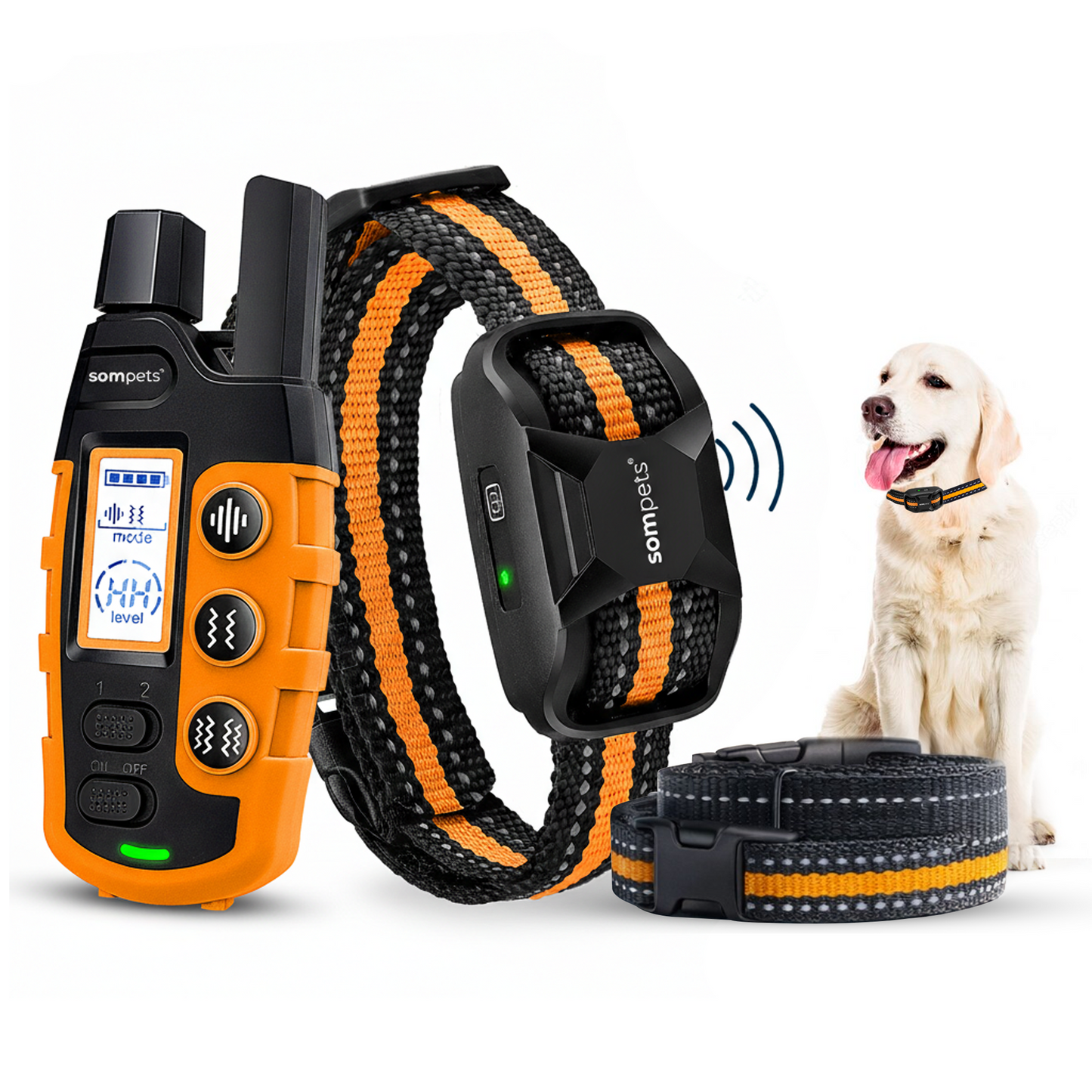 Sompets® RS2 Trainingsband – Met Afstandsbediening – Voor Middelgrote & Grote Honden